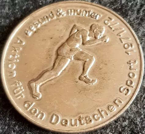 Medaille Aktion F R Den Deutschen Sport Dem F Rderer Des