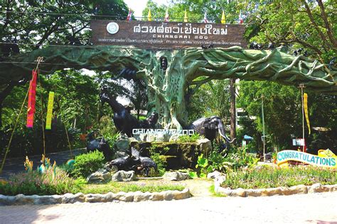 Chiang Mai Zoo Entrance In Thailand Chiang Mai Beautiful Places In