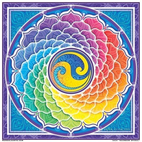 Quanta Distribution Us Inc Window Stickers 7 Rainbow Spiral