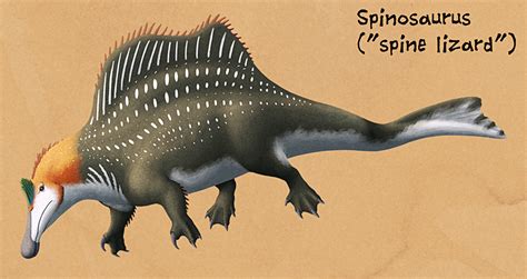 Weird Backs Month #27 – Spinosaurus One of the... | Nix Draws Stuff