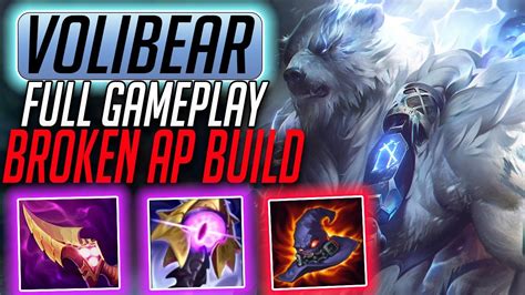 Wild Rift Volibear Broken Ap Jungle Build Volibear Full Gameplay