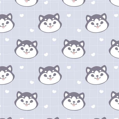 Cute husky wallpaper Vectors & Illustrations for Free Download | Freepik