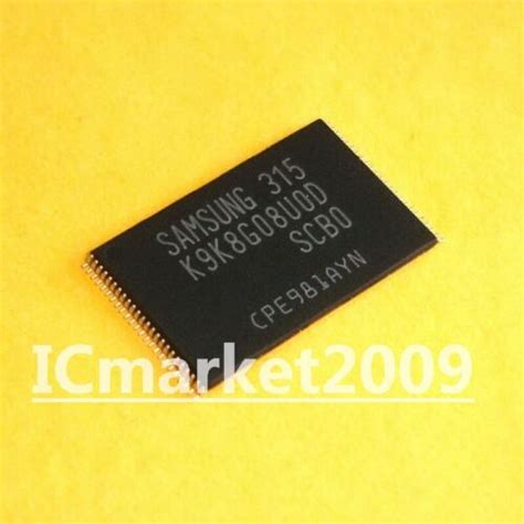 2 PCS K9K8G08U0D SCB0 TSOP 48 1G X 8 Bit 2G X 8 Bit NAND Flash Memory