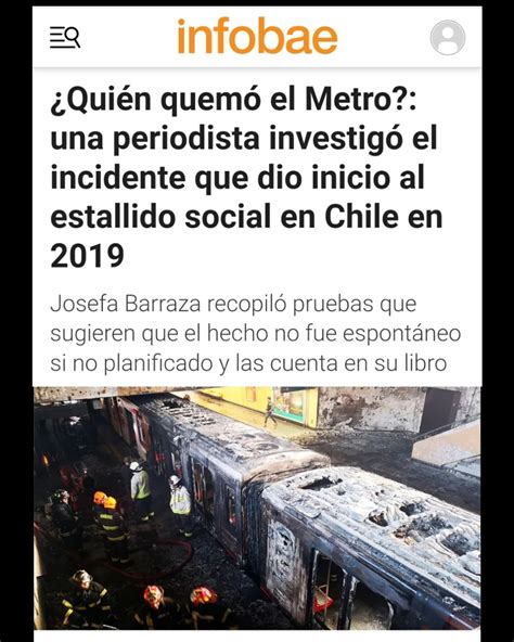 APRA ARAUCANíA on Twitter Quién quemó el Metro una periodista