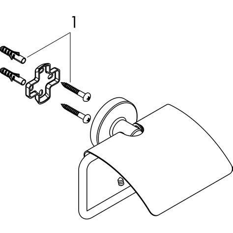 Hansgrohe Комплектующие Logis Universal Держатель рулона туалетной