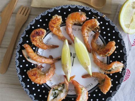 Gambas Au Beurre Ail Et Persil Et Jus De Citron La Plancha Recette