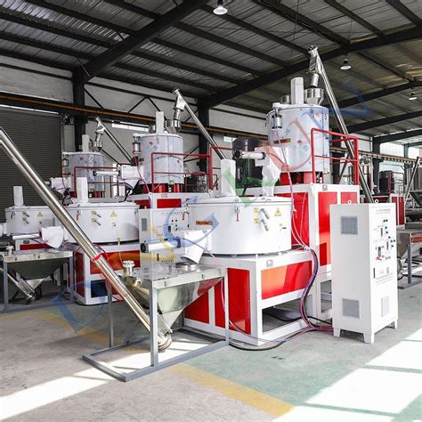 High Speed Hot Cooling PVC Plastic Mixing Machine Mixer PVC Material Mixer And Mixer Machine