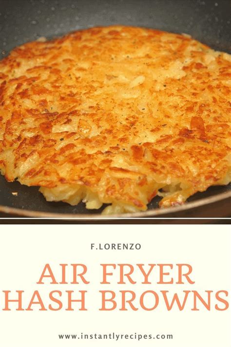 The best Air Fryer Hash Browns recipe | Instantly Recipes | Air fryer ...