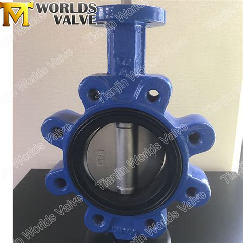 A536 API Lug Type Butterfly Valve With Tongue Groove Seat 1400 2100 Kpa