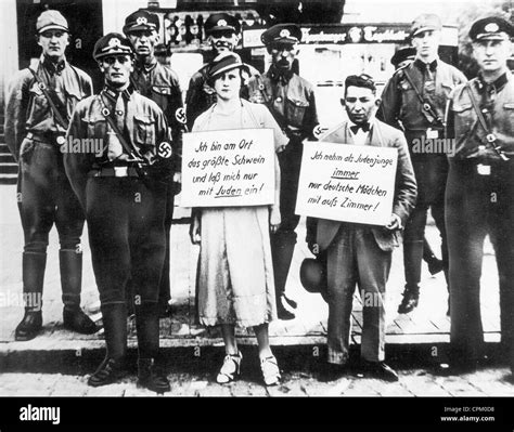 Verfolgung Der Juden Im Dritten Reich Stockfotografie Alamy