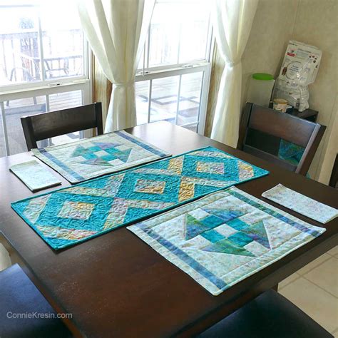 Easy 45 Degree Strip Tube Table Runner Tutorial Freemotion By The River