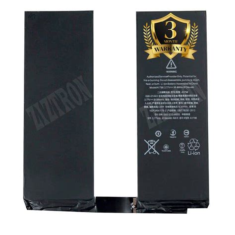 ZIZTRON A1798 OrignaI Mobile Battery Compatible For IPad Pro 10 5 A1701