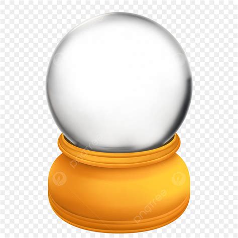 Bola De Cristal PNG Esfera Transparente Vidro Imagem PNG E PSD Para