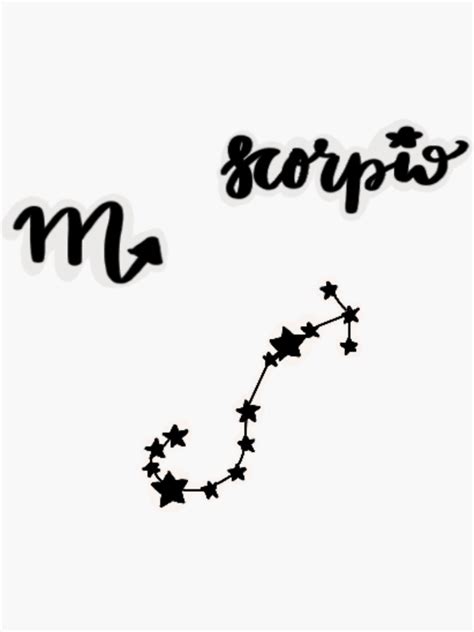 Scorpio Sticker Pack Sticker For Sale By Kaitlub Redbubble