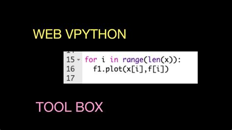 The Important Python Stuff For Physics Web Vpython Youtube