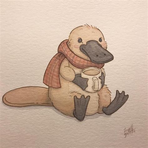 Wonderful Painting Of A Platypus Lowell On Instagram “painting Platypuses ” Painting