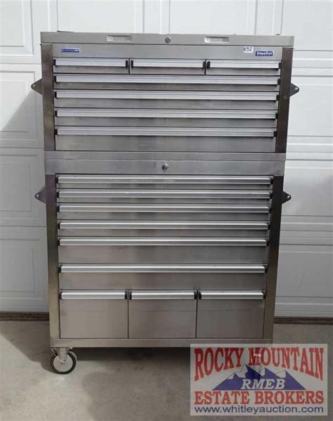 Steeltek Mechanics Stainless Steel Tool Box W Auctioneers Who Know