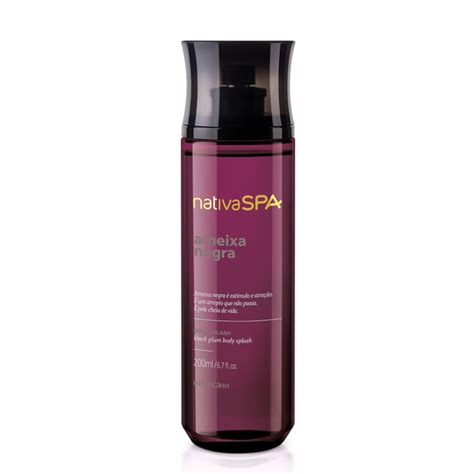 Body Splash Desodorante Colônia o Boticário Nativa SPA Ameixa Negra