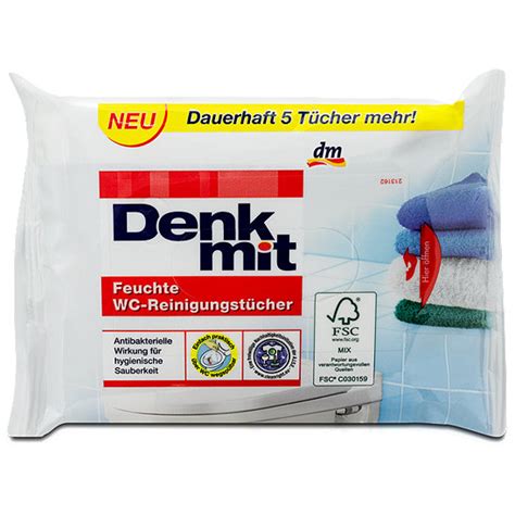 Denkmit feuchte WC Reinigungstücher WC Hygiene im dm Online Shop