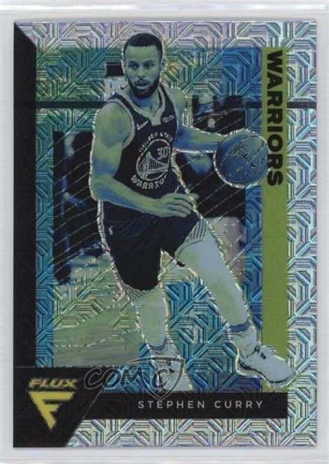 Panini Flux Silver Mojo Prizm Stephen Curry For Sale