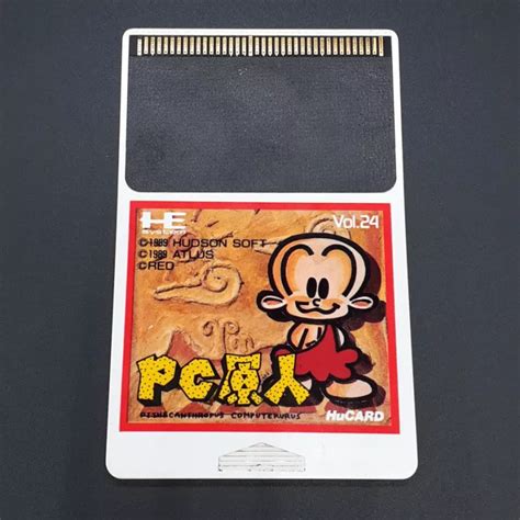 Pc Genjin Card Only Nec Pc Engine Hucard Japan Ver Pce Bonk Kid