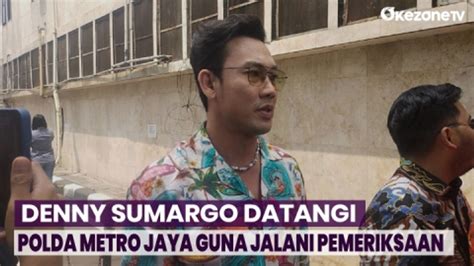 Denny Sumargo Jalani Pemeriksaan Di Polda Metro Jaya Terkait Kasus