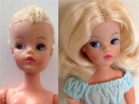 Rerooted Trendy Girl Before And After Tammy Doll Ooak Dolls Sindy Doll