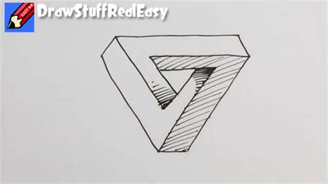 How To Draw An Impossible Triangle Real Easy