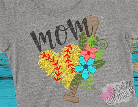 Softball Mom Svg Softball Svg Design Love My Girl Svg Live Etsy