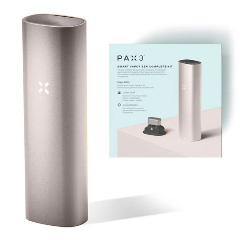 PAX 3 Complete Kit Vaporizer Sand CALE CANNABIS MALTA THC HHC