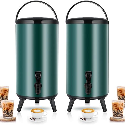 Amazon Tioncy 2 Pcs Stainless Steel Insulated Beverage Dispenser