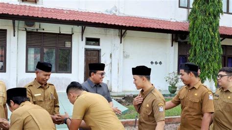 Pj Bupati Aceh Barat Silaturahmi Dengan ASN Dalam Apel Gabungan Setelah