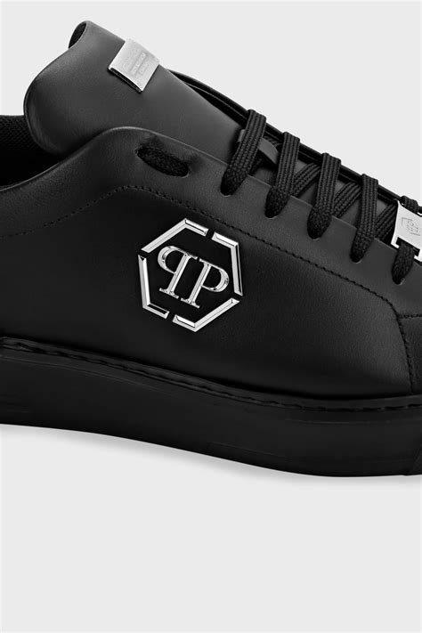 Philipp Plein Logolu Hakiki Deri Sneaker Erkek Ayakkab Fabs Usc