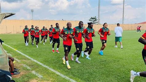 D But Du Stage Des Lions Indomptables Pour La Can Contre Le Kenya