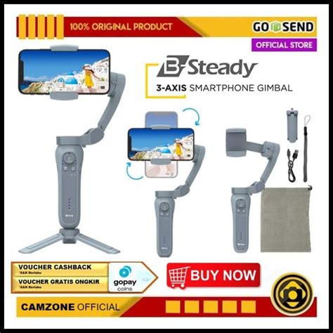 Jual Brica B Steady 2 Pocket 3 Axis Gimbal Stabilizer Bsteady 2P