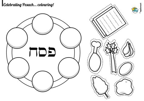 Seder Plate Coloring Pages