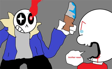Possessedsans Vs Possessed Papyrus Brother No By Pokem8n On Deviantart