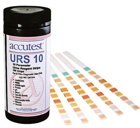 Accutest Urs Urine Reagent Strips Jant Pharmacal Corporation