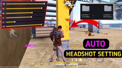 New Auto Headshot Sensitivity 100 Working 😱 Free Fire Best