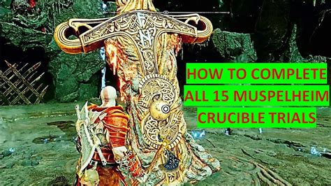 All Muspelheim Crucible Challenges God Of War Ragnarok Youtube