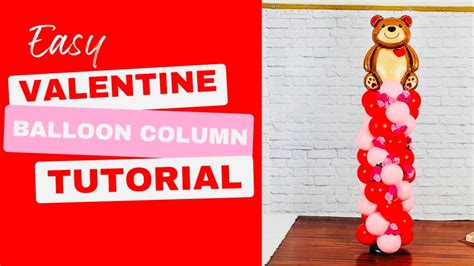 How To Make A Spiral Balloon Column With 2 Colors Tutorial Balloon