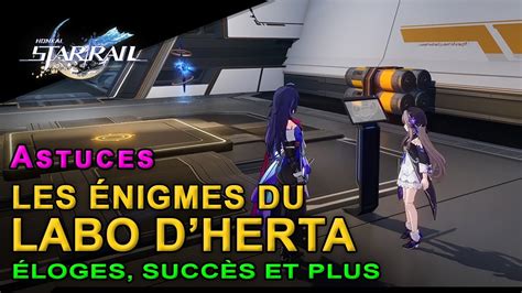 Honkai Star Rail Astuces Toutes Les Nigmes Du Laboratoire D Herta