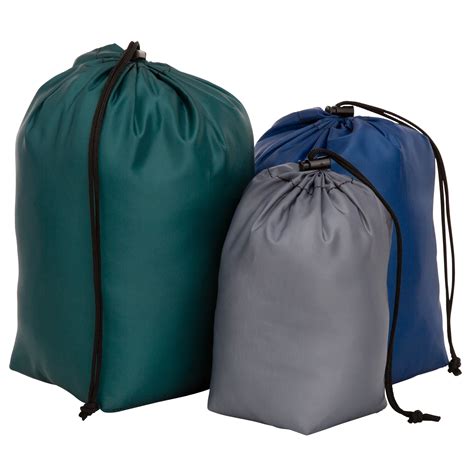 Outdoor Products Ditty Bag 3 Pack Stuff Bag, 16.2 L, Assorted, Unisex, Drawstring Closure, New ...