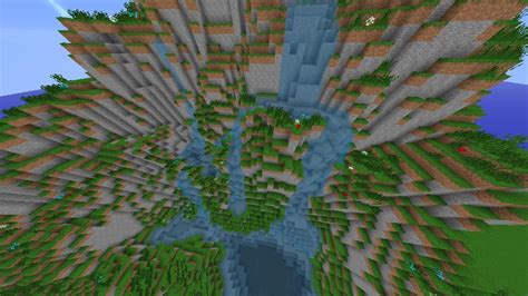 Waterfall Landscape Minecraft Map