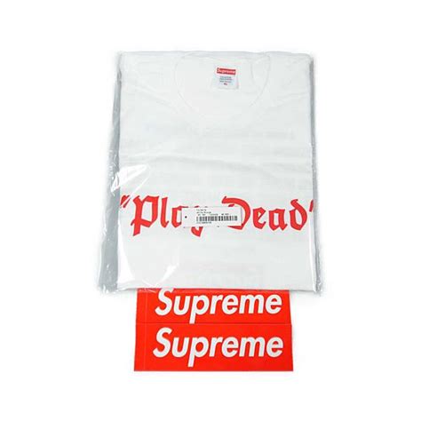 Supreme シュプリーム 22aw Play Dead Tee 半袖tシャツ ホワイト サイズxl 正規品 29552 29552