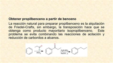 Estructura Propiedades Usos Y Reacciones Del Benceno Pptx