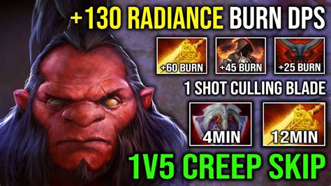 WTF 12Min Radiance Vanguard 130 AoE Burn DPS 1v5 Creep Skipping 1 Shot