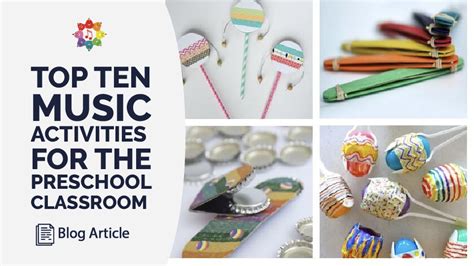 Top 10 music activities for the preschool classroom – Artofit