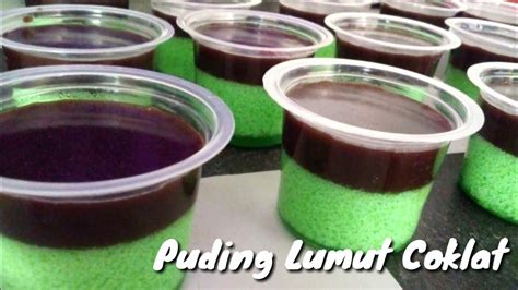 Resep Puding Lumut Coklat Yang Simple Youtube