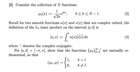 Solved [5] Consider The Collection Of N Functions